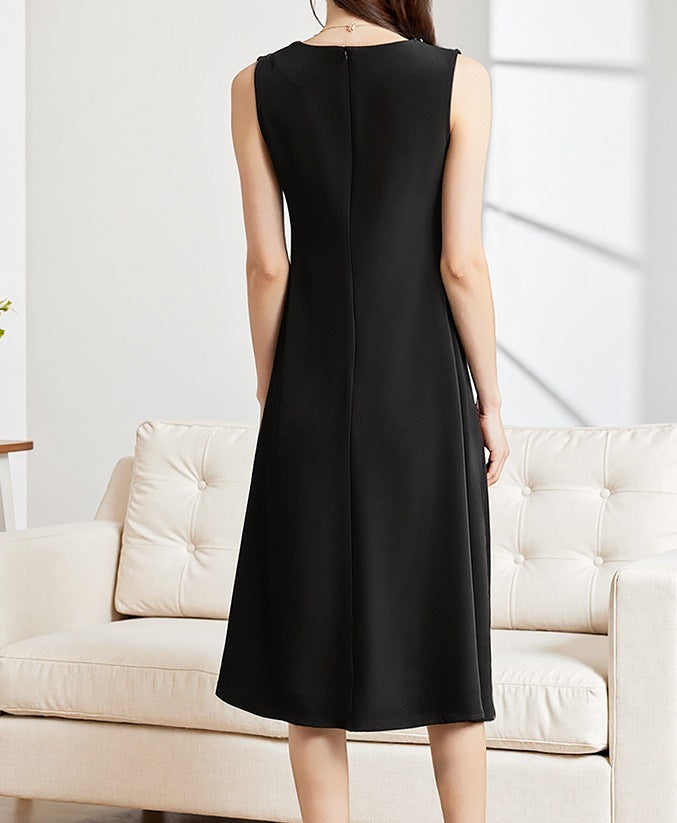Women’s Slim-Fit Crewneck Handmade Summer Dress