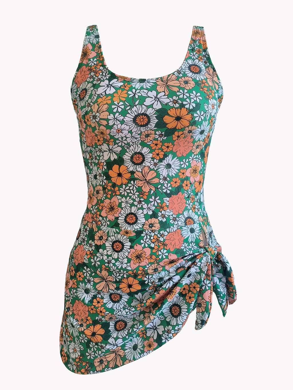 Digital Print Bow Push-Up Bikini Set with Double Shoulder Straps - Two-Piece Swimsuit