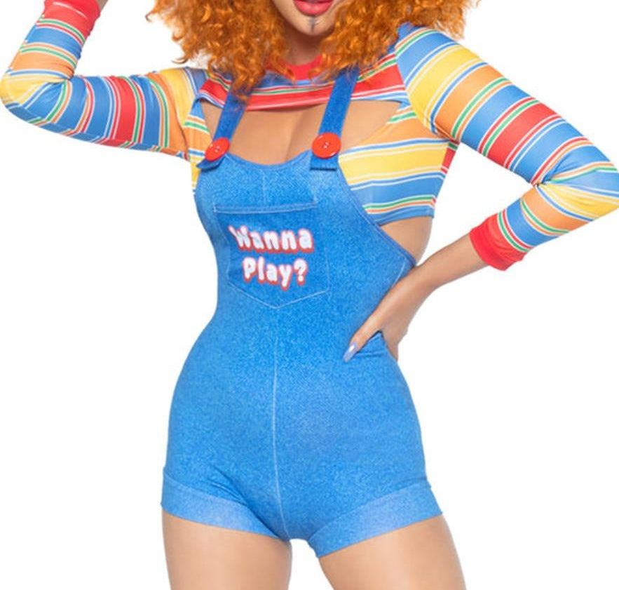 New Halloween Ghost Doll Cosplay Costume – Carnival Horror Dress