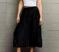 Women's Ninexis Accordion Pleated Flowy Midi Skirt