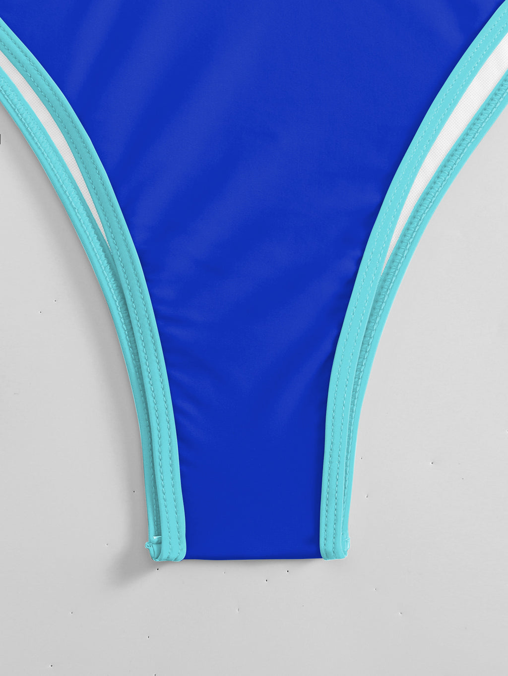 New Color-Matching Cross Shoulder Strap Bikini Low-Cut Split Swimsuit for Women