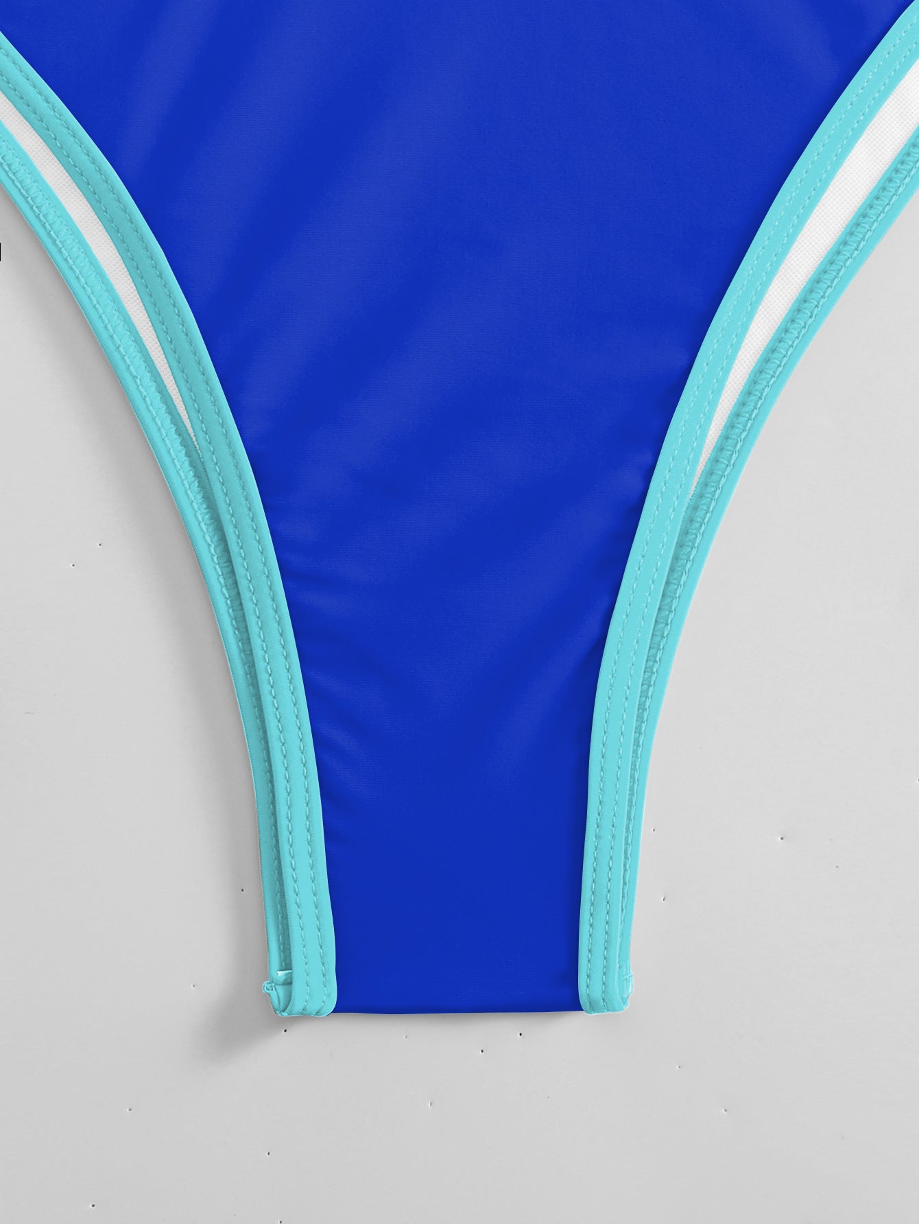 New Color-Matching Cross Shoulder Strap Bikini Low-Cut Split Swimsuit for Women