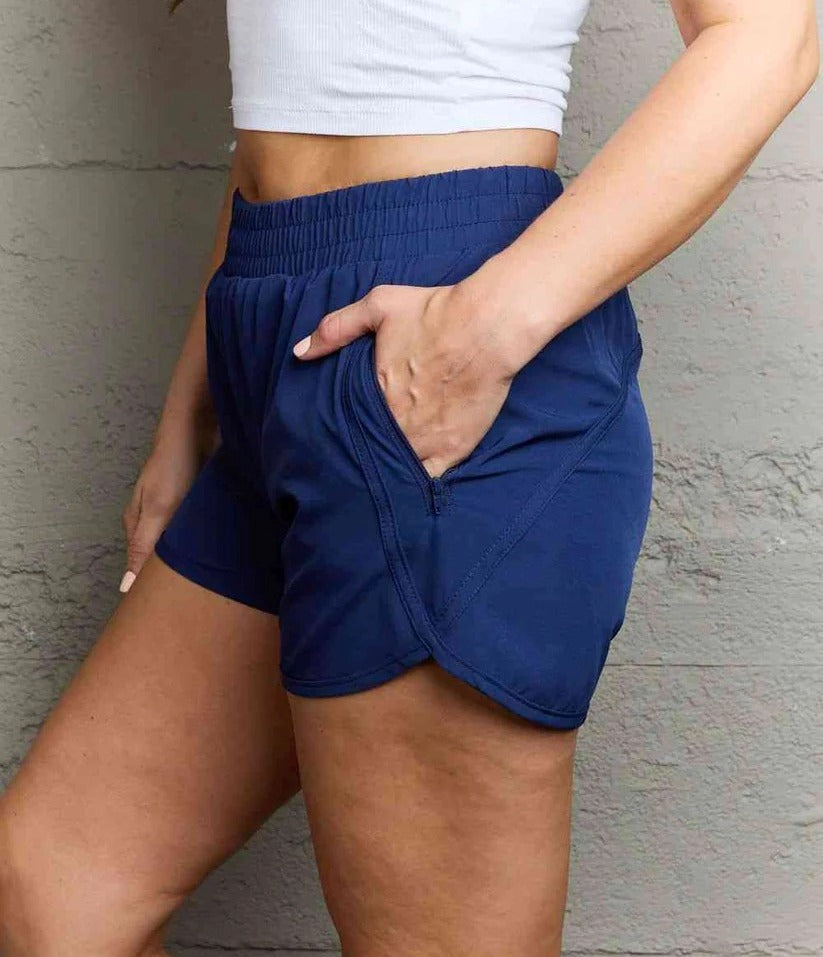 Women's Ninexis Reach My Goals Zipper Pocket Detail Active Short's