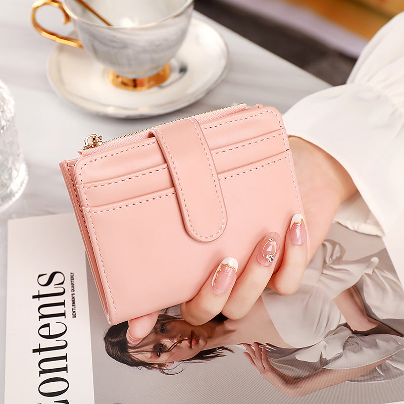 Short Women’s Wallet 2025 – Small, Simple, Multi-Card Slot, Coin Purse, Student, Fresh Style