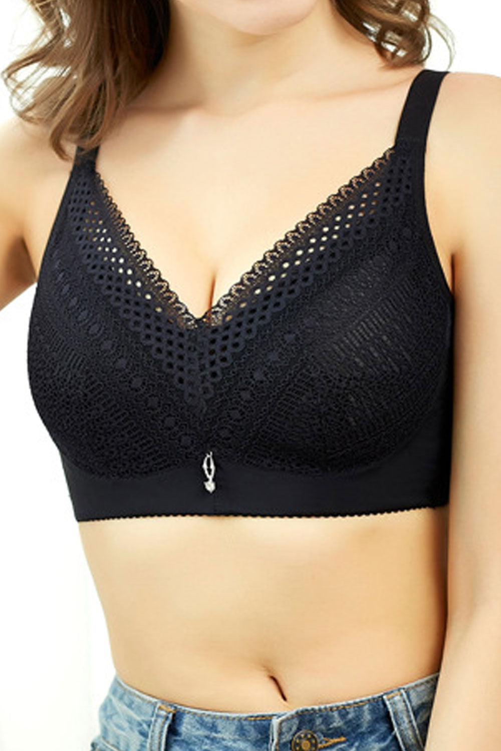 Women lingerie Bralette Deep V Push up Bra