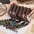 New Women's Short Wallet – Multi-Card Slot Small Coin Purse with Letter Zipper