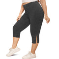 Women’s Leopard Print High-Waisted Capri Leggings – Summer Stretch Cycling & Yoga Shorts with Tummy Control
