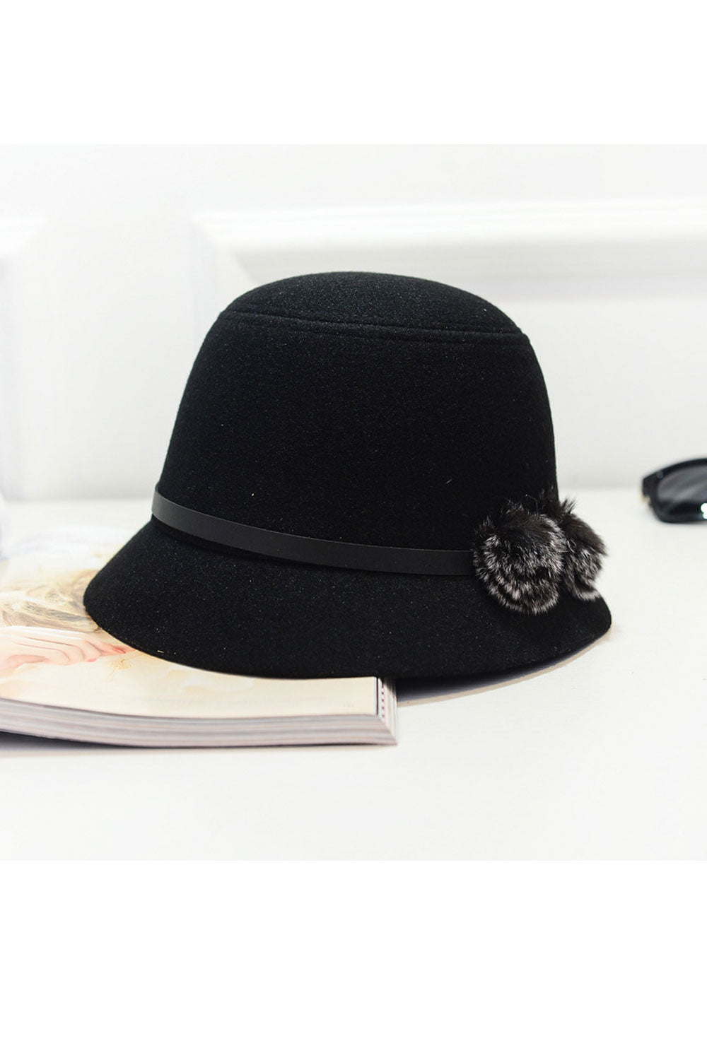 Women Cute Flower Bucket Style Autumn & Winter Beret Hat