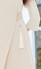 Elegant Women’s Autumn & Winter Three-Quarter Sleeve Mid-Length Dress