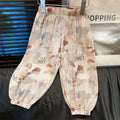 Girls’ Summer Casual Floral Lantern Pants - RAC26JP5428BATB