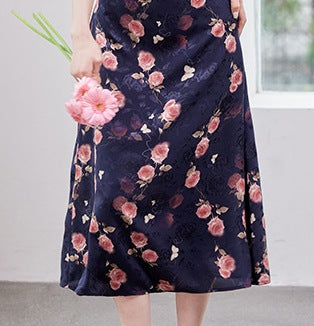 Women’s French Style Summer Seaside Vacation Elegant Long Dress