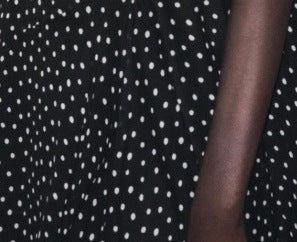 Women's Loose Polka Dot Halter Neck Sleeveless Irregular Hem Dress