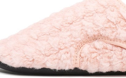 Cotton Slippers for Women - Autumn & Winter Warm Velvet Indoor Shoes, Thick Non-Slip Sole Home Slippers