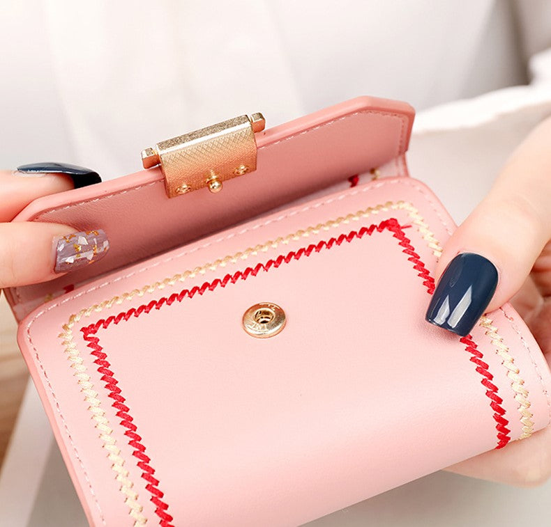Women's ID Card & Coin Purse – Large Capacity, Mini Organizer, Simple Lady Card Bag, Wallet