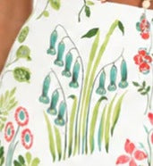 New Spring and Summer Elegant Floral Print Strapless Backless Maxi Dress for Women