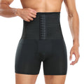 High-Waisted Tummy-Control Shaping Shorts – Breathable, Waist-Cinching Compression Pants