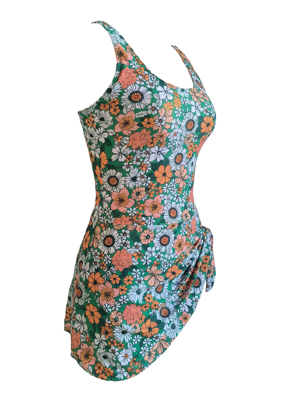 Digital Print Bow Push-Up Bikini Set with Double Shoulder Straps - Two-Piece Swimsuit