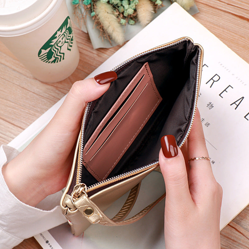 New Zipper Phone Bag Women’s Clutch Coin Purse Wallet – Multi-Compartment Wristlet
