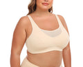 Plus Size Wire-Free Sports Bra – American Style Backless Vest Bra, Full Support, Comfort Fit