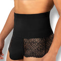 Men’s High-Waisted Lace Tummy Control Shaping Pants – Breathable Waist-Cinching, Hip-Lifting Body Shaper Underwear