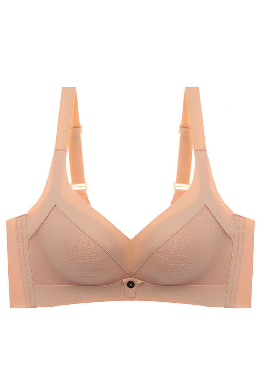 Women Beautiful Gathering, Breathable, Push Up, Adjustable, Comfortable, Side Closure, Side Breast Closure Fixed Shoulder Straps