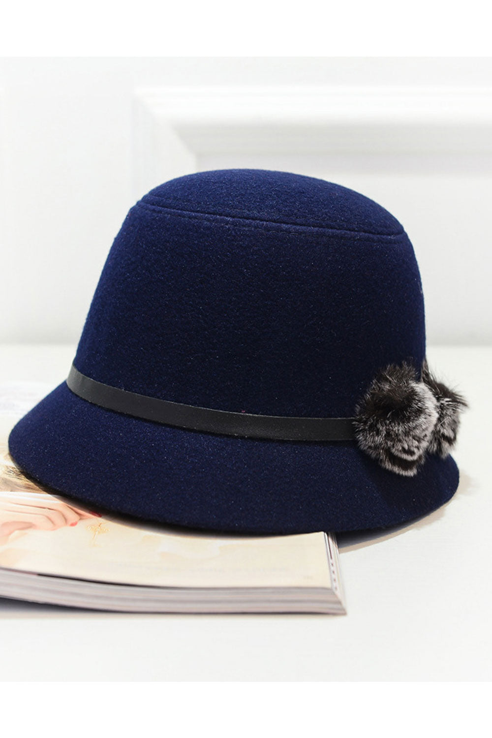 Women Cute Flower Bucket Style Autumn & Winter Beret Hat