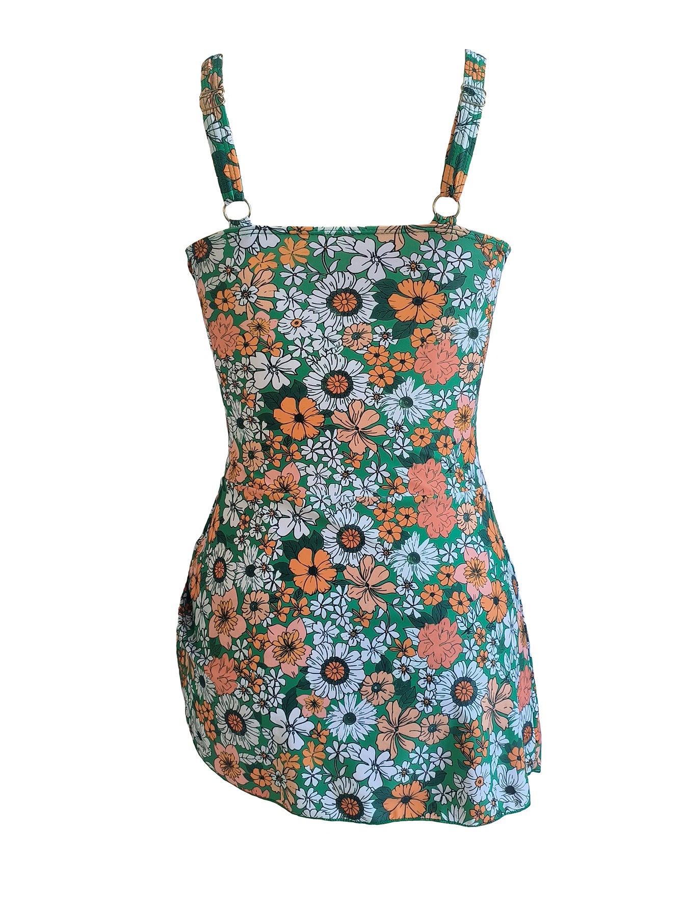 Digital Print Bow Push-Up Bikini Set with Double Shoulder Straps - Two-Piece Swimsuit