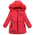 New Winter Girls’ Cotton-Padded Coat – Thickened Mid-Length Warm Jacket - RAC25JP3285GDRESS