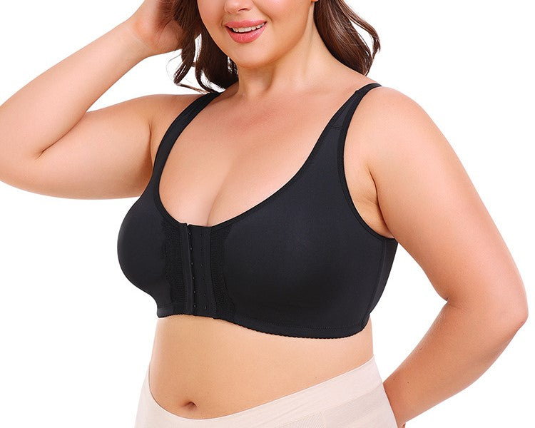 Plus Size Full-Cup Bra with Side Support | Lightweight Thin Design for Everyday Comfort