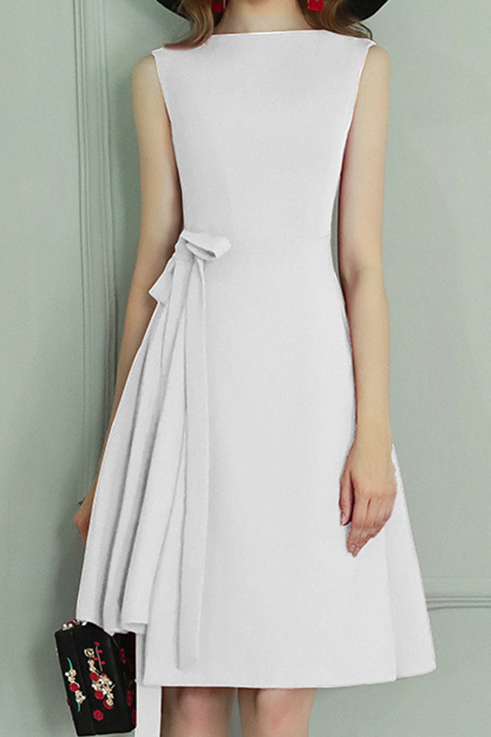 Women Tremendous Long Length Solid Color Pleated Off Shoulder Pretty Dress
