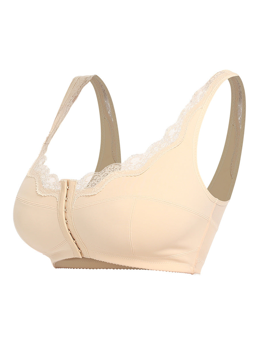 Wire-Free Lace Plus-Size Bra, Lightweight Design, Oversized Lingerie, BCDEF Cups