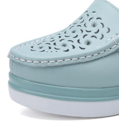 Spring & Summer New Trend Thick-Soled High-Heeled Slippers for Women - Casual Outdoor Comfort Style