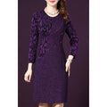 Women Shining Warm Winter Fashionable Party Dress