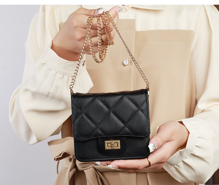New Summer Versatile Chain Shoulder Crossbody Bag – High-End Lipstick Cosmetic Pouch