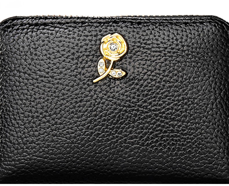 Women’s Large Capacity Certificate Holder Coin Purse Organizer – Mini Simple Card Bag