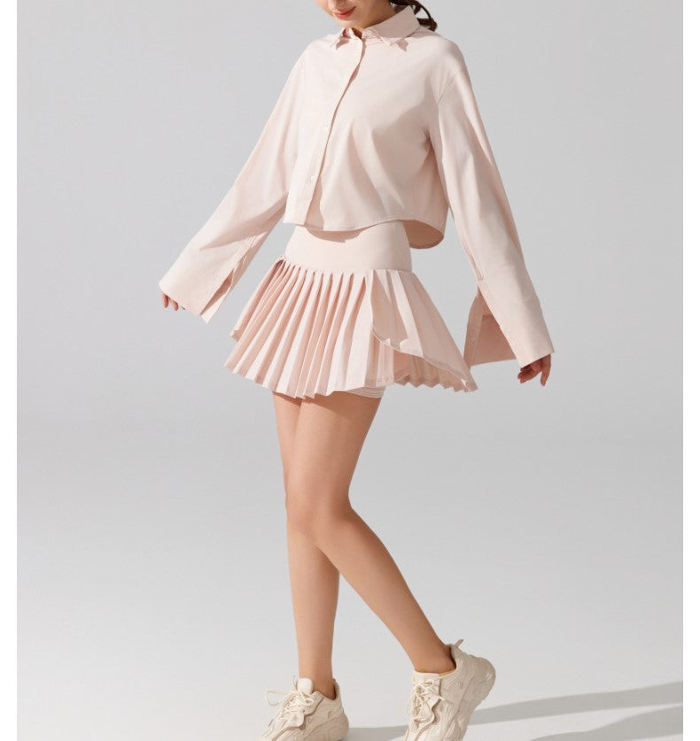 Summer Ice Silk Sun Protection Shirt for Women - Breathable Long-Sleeve Lightweight UV Protection Original Yarn Cooling Top