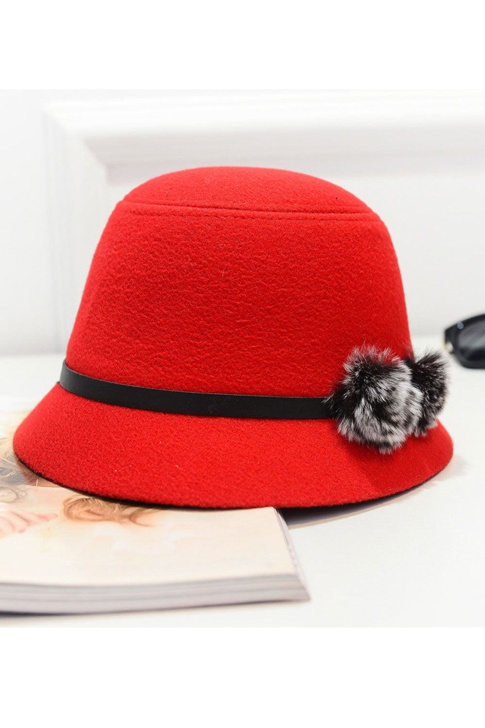 Women Cute Flower Bucket Style Autumn & Winter Beret Hat