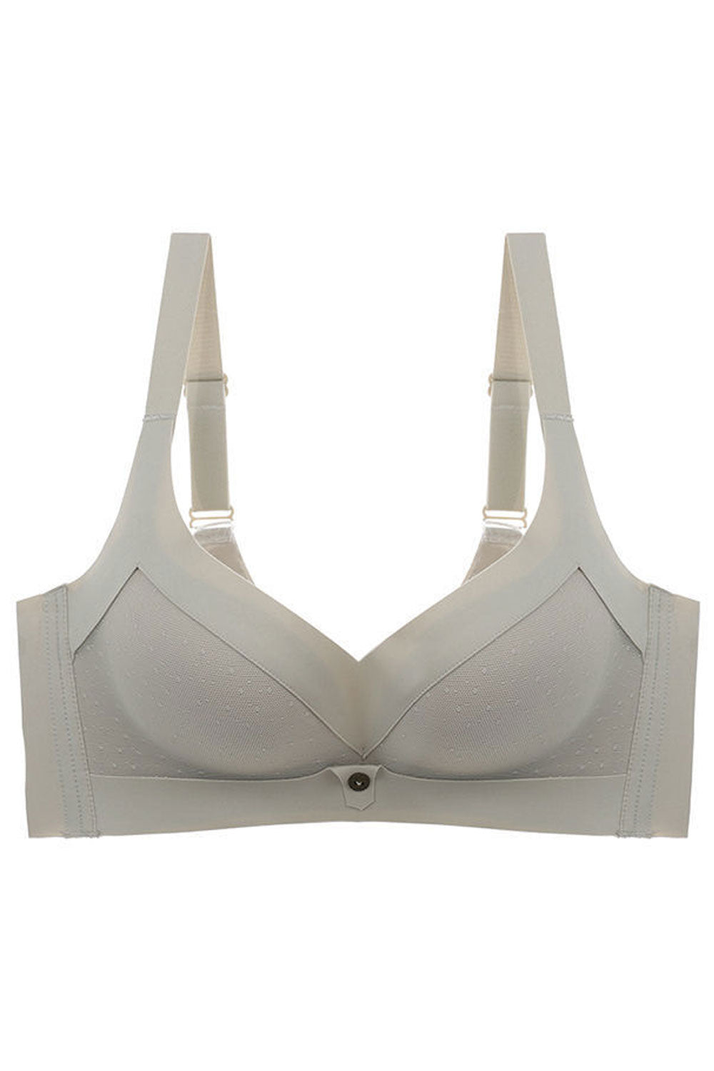 Women Beautiful Gathering, Breathable, Push Up, Adjustable, Comfortable, Side Closure, Side Breast Closure Fixed Shoulder Straps