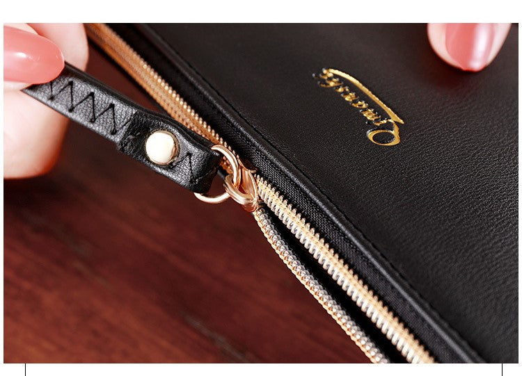 Women 2026 Trendy Long Coin Purse Large Capacity Cosmetic & Phone Clutch Bag