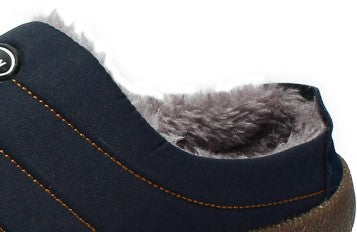 Winter Warm Cotton Slippers - Large Size Indoor Snow Boots for Men & Women