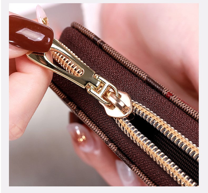 Women's Accordion Card Holder Wallet – 2026 Fashionable Multi-Card & Coin Organizer, Personalized, Multi-Functional