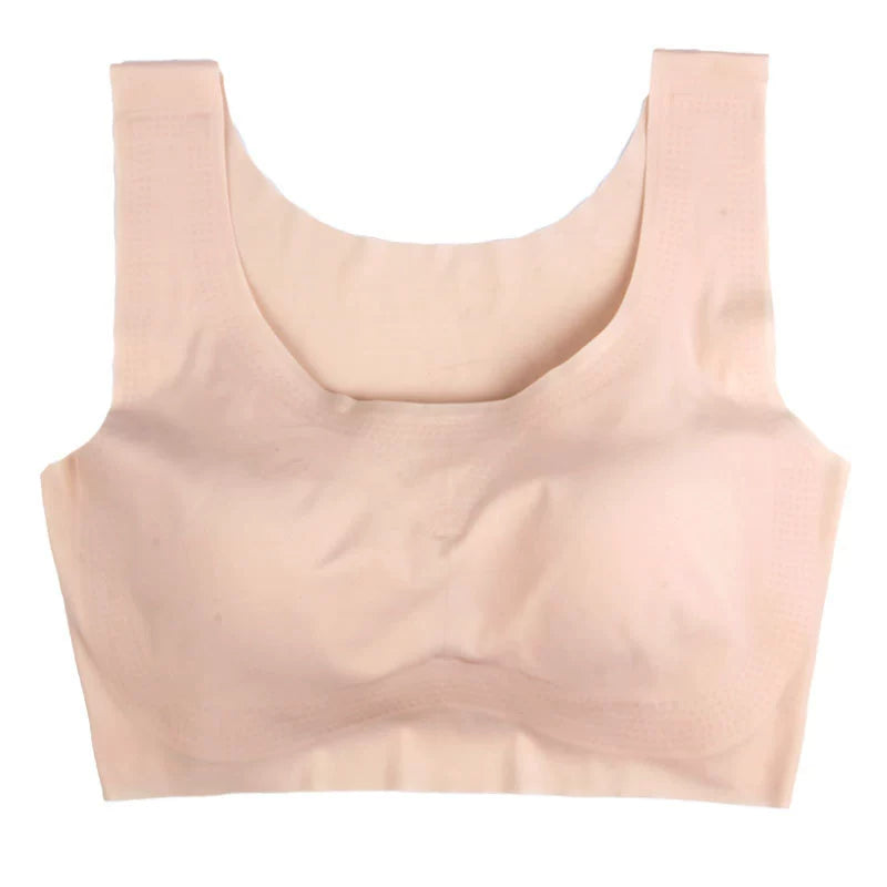 Women Solid Colored Stretchable Full Cup Sports Bra