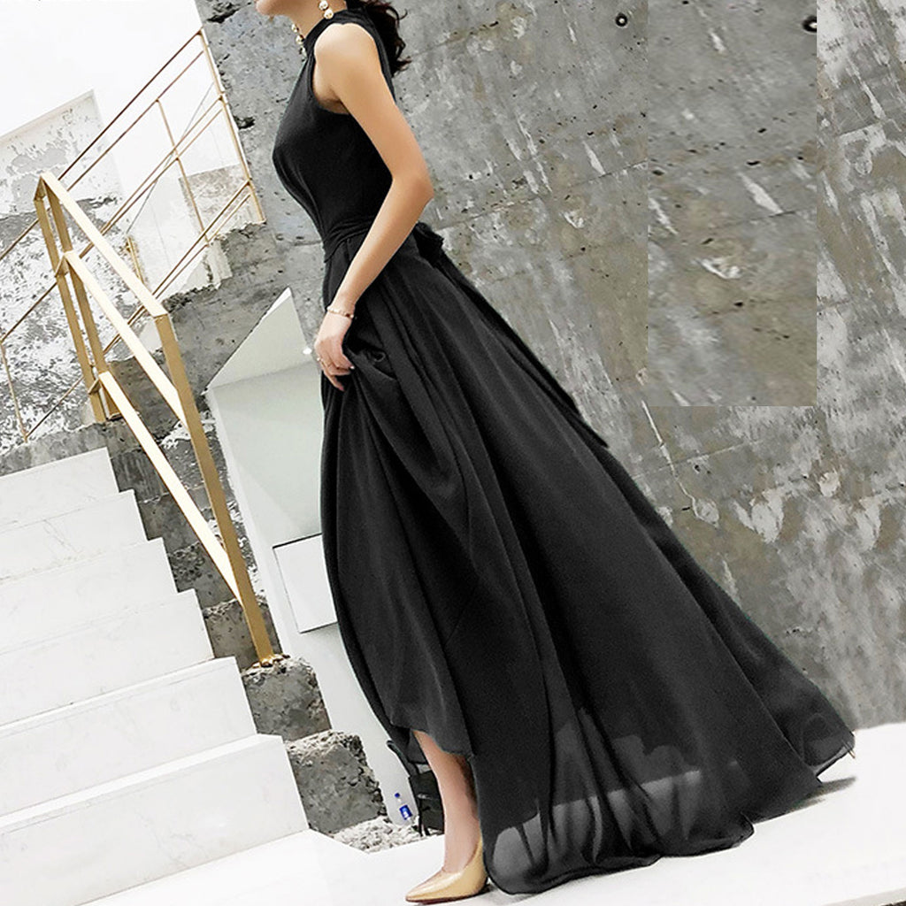 2025 New Style Halter Neck Small Evening Dress for Women – Elegant Banquet Fairy Dress | High-End Petite Temperament Lady Gown