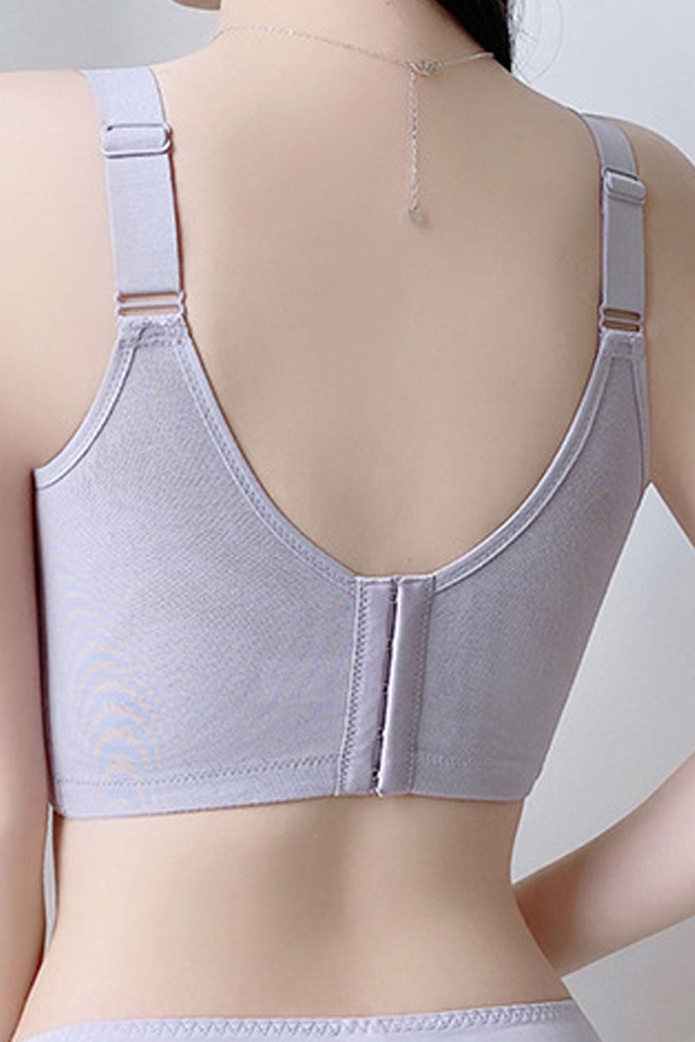 Women New Beautiful,Gathering, Adjustment Type, Fixed Shoulder Straps Back Five Rows of Buckles Traditional Shape Anti-Sagging T
