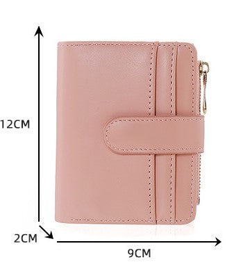 Short Women’s Wallet 2025 – Small, Simple, Multi-Card Slot, Coin Purse, Student, Fresh Style