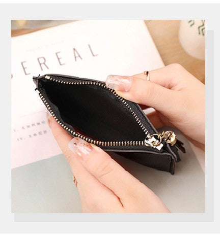 Women’s Zipper Wallet – Small Zip Around Wallet with Card Slots & Coin Pocket