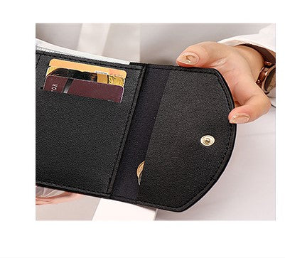 New Houndstooth Women's Small Wallet – Korean Style Coin Purse & Card Holder, Short Design