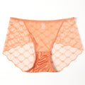Women's Ice Silk Lace Cut-Out Low-Waist Briefs – Lightweight, Breathable & Comfortable Everyday Underwear
