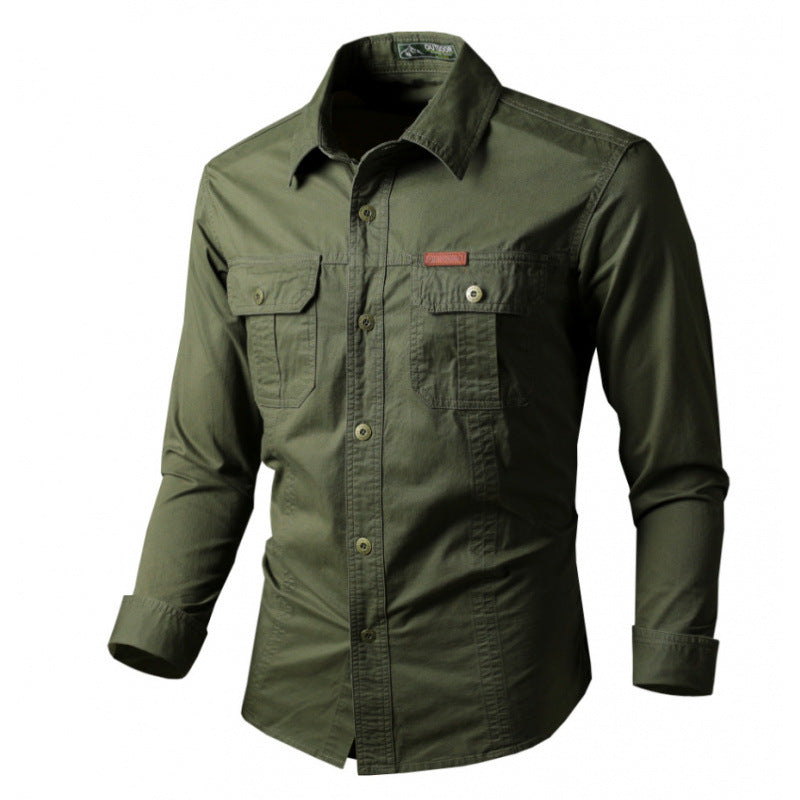 Men’s Casual Workwear Long Sleeve Shirt