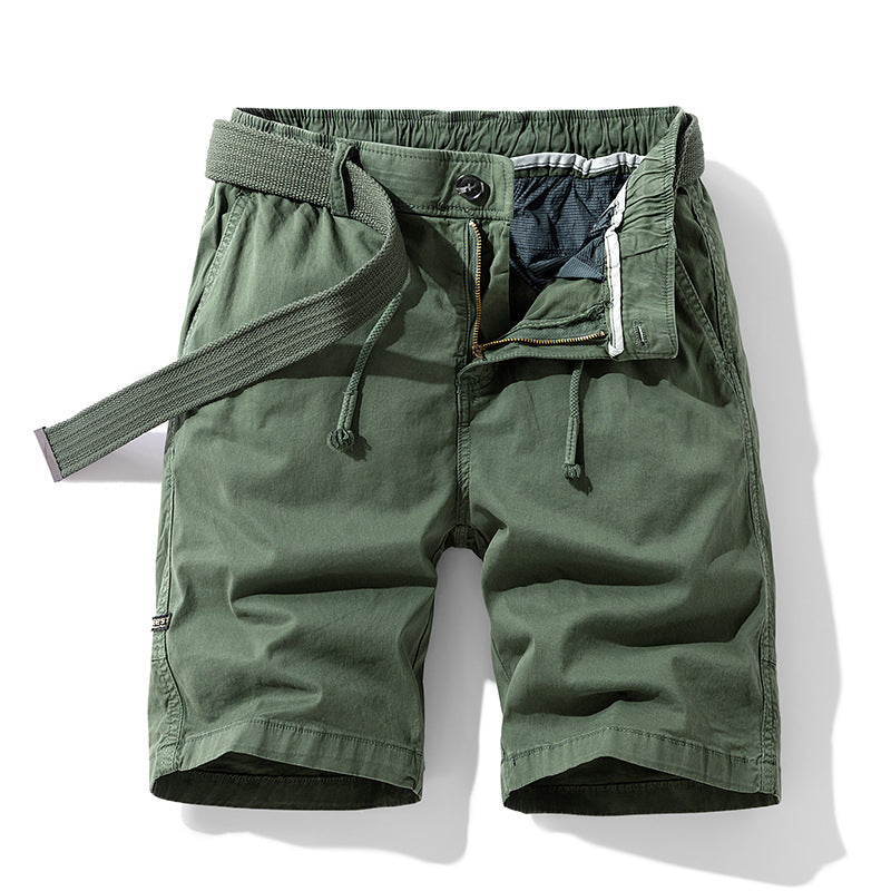 Retro Style Loose Utility Shorts for Men